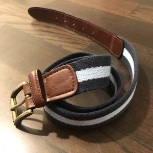 Men’s Cloth Belt, Size 33. Blue and Light Blue